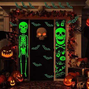 Halloween Decorations Outdoor Indoor Luminous Banners